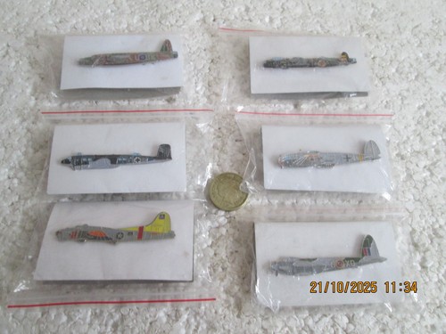 Atlas enamel aircraft badges - atlas,