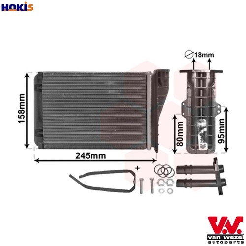 Heat exchanger interior - exchanger,
