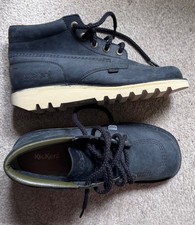 Kickers Hi Black Nubuck Boots
