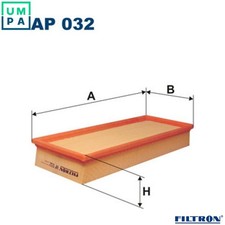 AIR FILTER AP 032 FOR ALPINA