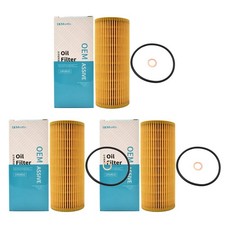 3x Car Oil Filters Set For BMW