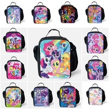 Kids My Little Pony Insulated Lunch Bag Student Snack Picnic Travel Handbag