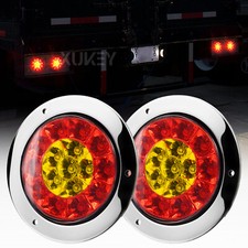 2X Round LED Tail Light Turn