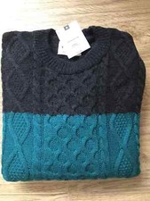 Topman Crew Neck Aran Style