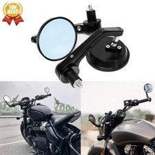 Black Round Motorcycle 7/8"
