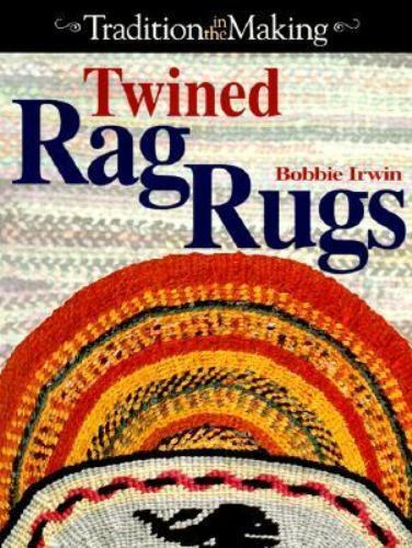 Twined rag rugs - twined, in