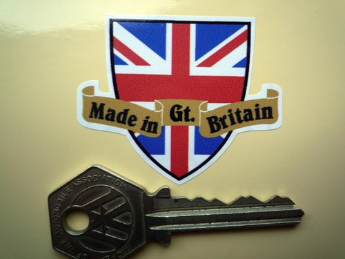 Made great britain shield - made,