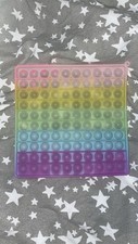 Giant Pastel Rainbow Sensory Pop It Fidget Toy!