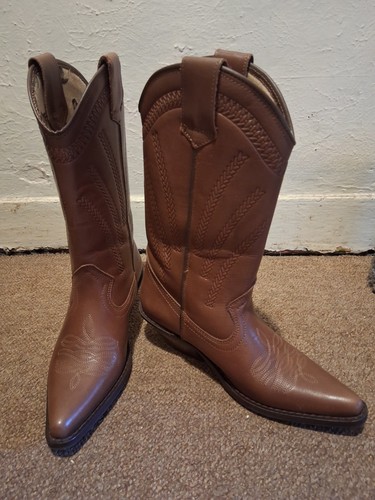 Cowboy boots brown - brown, size