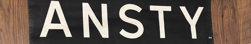 1969 southdown bus blind - bus,