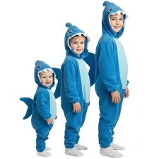 Kids Shark Costume Blue