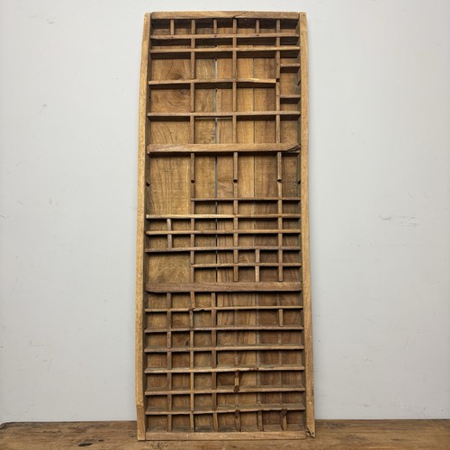 Vintage wooden printers tray - wooden,