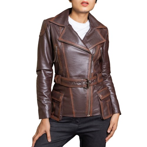 Women real leather - real, jacket