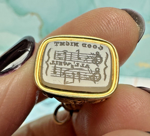 Georgian intaglio fob - fob, seal