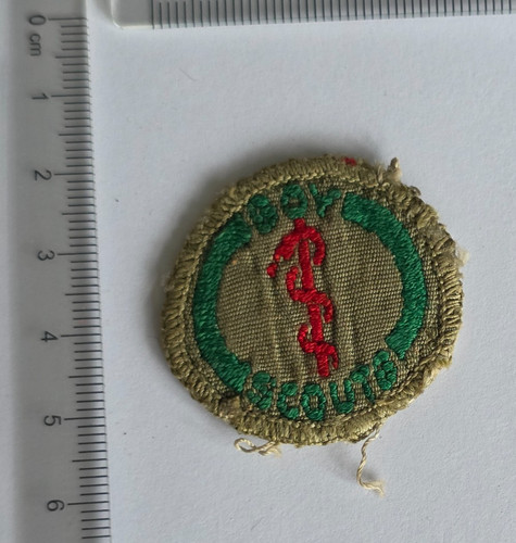 Vintage boy scouts first - boy, aid