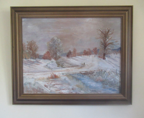 Vintage cornish winter - winter, snow