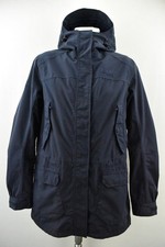 BERGANS OF NORWAY Lone Lady Jacket Hooded Blue Coat Hiking Outdoor size M