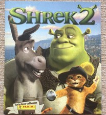 Shrek 2 Sticker Album. Panini, (2004). Approx 80% Complete, (173/216)