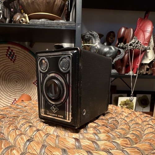 Agfa synchro box vintage - vintage, black