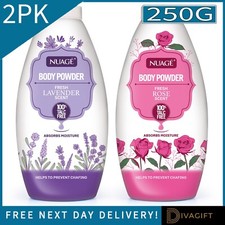 2 x BODY POWDER 100% TALC FREE
