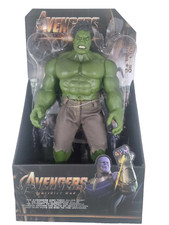 12" Incredible Hulk Articulated Poseable Action Figure Avengers Fine Art  Toy
