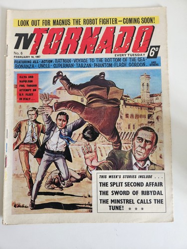 Tornado comic 18th feb - tv,
