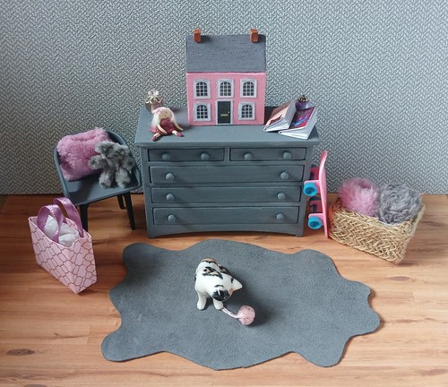 Dolls house bedroom furniture - house,