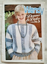 Wendy Donna & Dolce knitting pattern magazine, Duet 3. 12 designs for women
