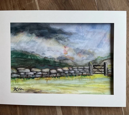 Original watercolour art - a3,