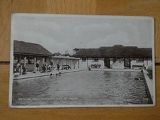 Old Postcard of Bathing Pool, Newport, Isle of Wight