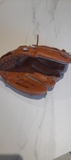 Baseball Catcher's Glove Mitt  Brown Left Handed Leather Lindop 0010