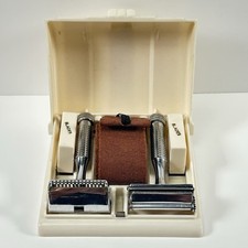 Vintage Ever Ready Streamline Razor Shaving Set Art Deco Period Bakelite Case