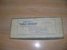 SUBBUTEO TABLE CRICKET-  VERY EARLY SET WITH CARD/FLAT PLAYERS ETC