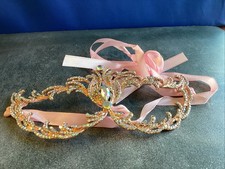 Rose Gold Mask, Clear Crystal