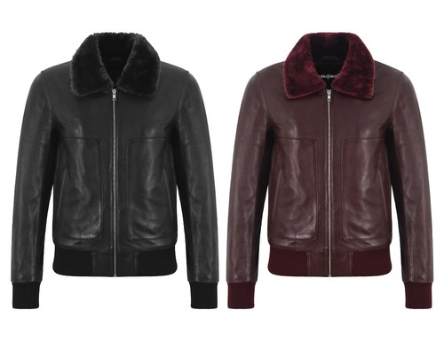 Women aviator bomber leather - aviator,