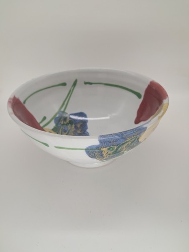 Studio pottery bowl signed - pottery,