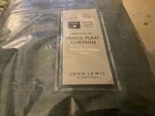 John Lewis Textured Weave Blue