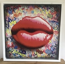 RERUN, Ltd Ed. 6/150, ‘REBEL’ Signed, Framed With COA