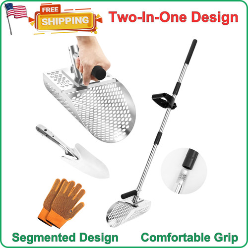 Long handle sand scoop - handle, with