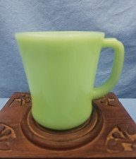 Vintage Fire-King Jadeite / Jade-ite Oven Ware D-Handle Coffee Mug