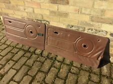 Classic Austin Morris Mini BL BMC 2x Door Cards 1970s 1980s Brown