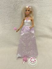 Barbie Wedding Bride Doll Set Bouquets of Flowers Cake 2015