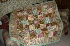 Patchwork quilt/throw - Morris & Co. + Sanderson etc fabrics - NOT USED