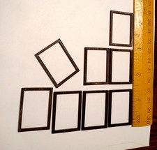 Miniature Set of 8 Laser cut