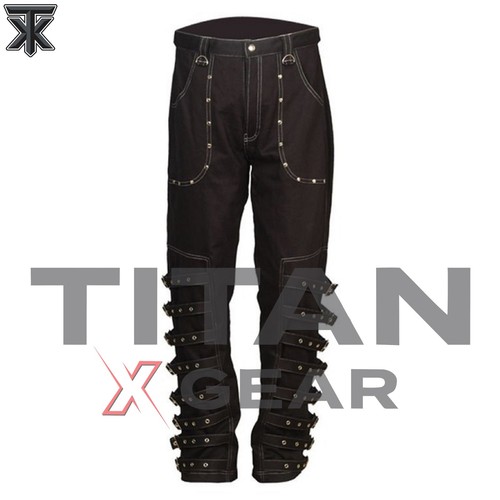 Gothic bondage cyber trousers - gothic,