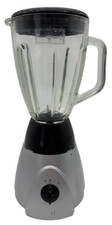 Tesco BL05c Blender Liquidiser Glass Jug 400W Silver Black Kitchen - H4 O731