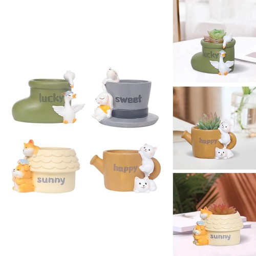 Cute animal succulent - succulent, planter