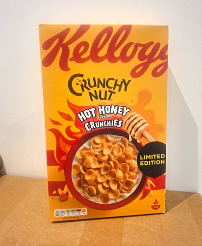 Kellogg crunchy nut hot - crunchy,