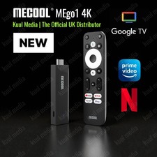 Mecool MEgo1 4K - UHD Google TV 12 Stick Netflix 4K Certified – Powerful RTD1325