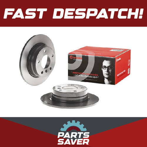 Brake discs pair solid fits - solid,